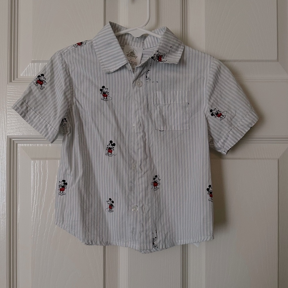 Disney Mickey Mouse Toddler Button Down Shirt